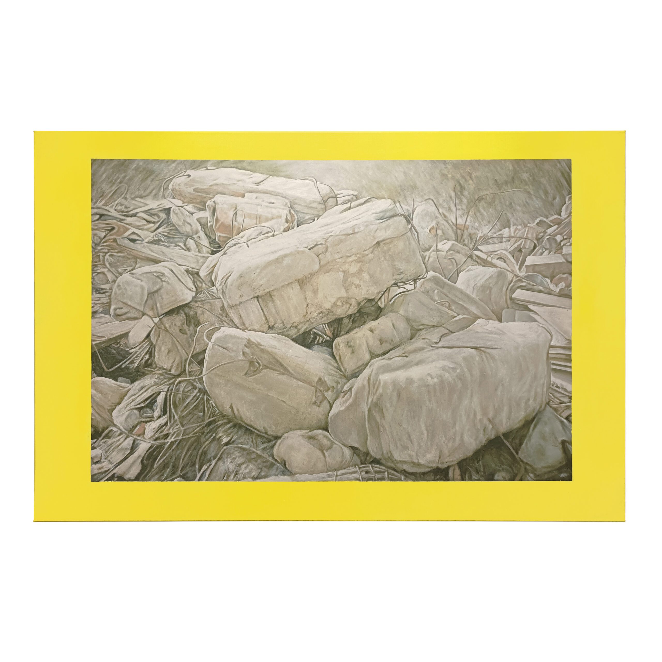 GRUZ, olej na płótnie, 100x150 cm, 2025