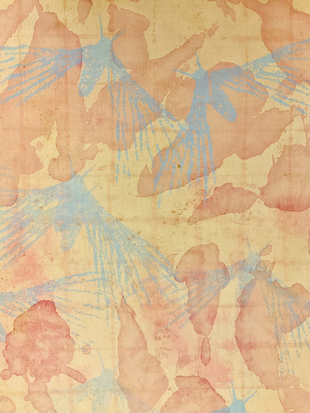 Sny naszych przodków, tkanina, 180x130cm, 2024