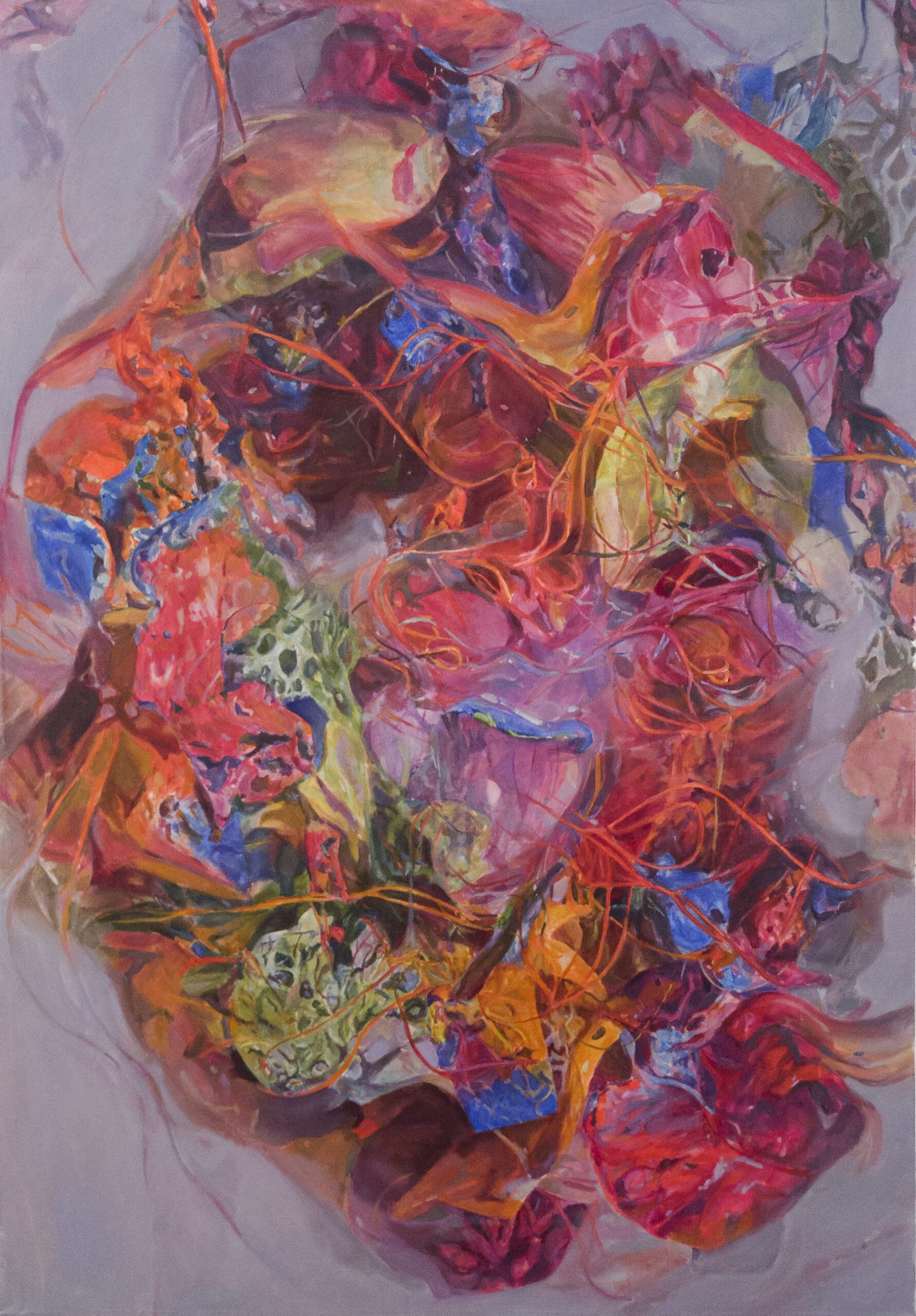 Kamień jak serce 2, akryl, olej, płótno, 110×80 cm, 2025Stone Like a Heart 2, Acrylic, Oil, Canvas, 110×80 cm, 2025