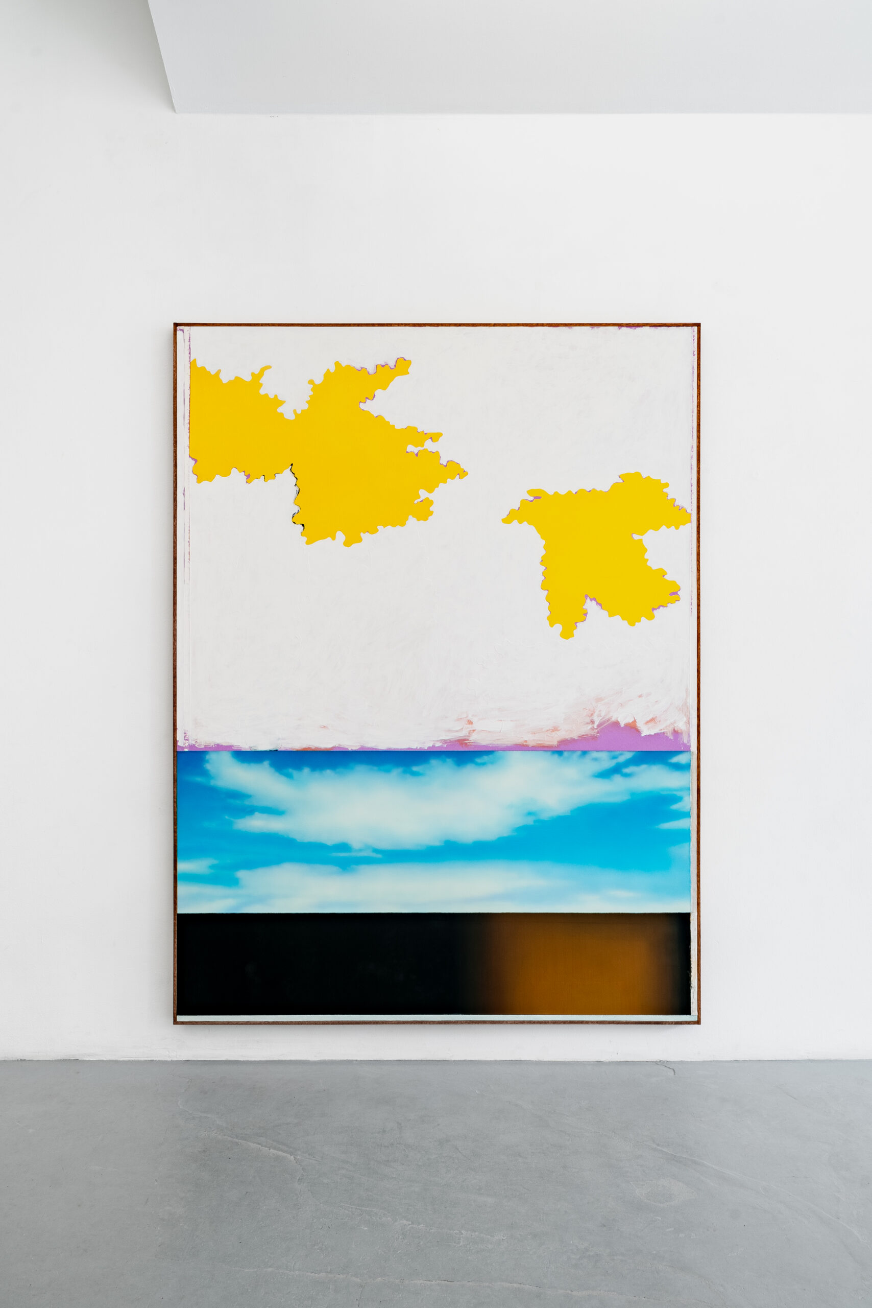 bez tytułu (27), akryl, emalia, olej, płótno, 200x150 cm, 2024