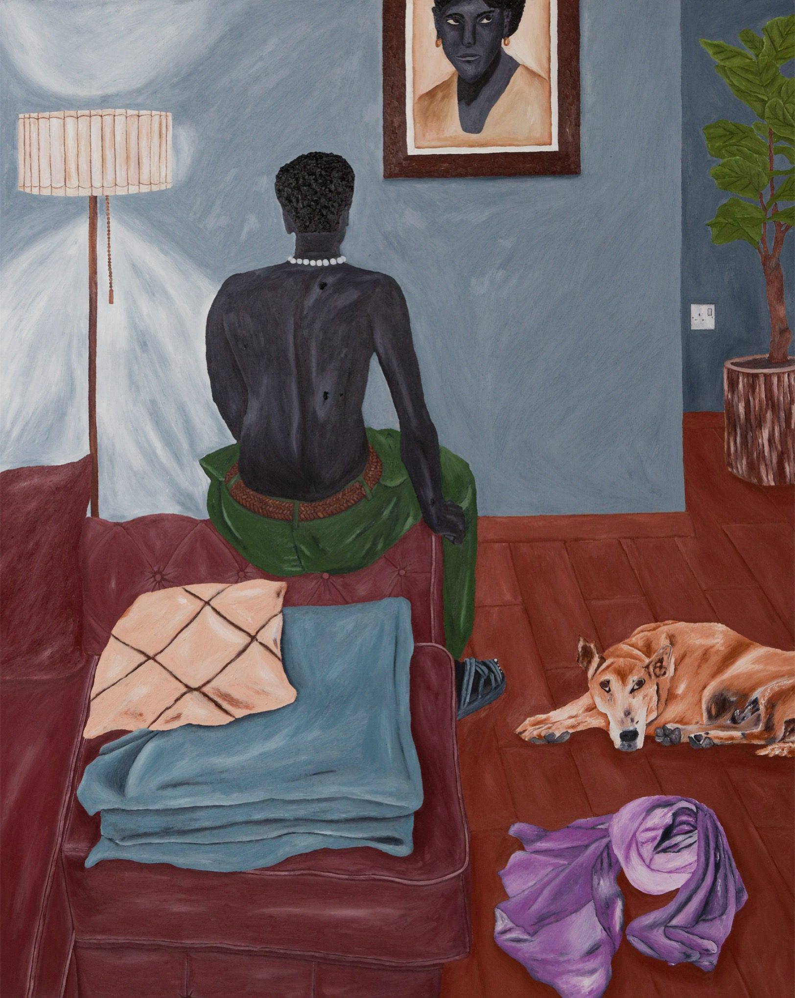 Is it a crime, Oil on canvas,160x200 cm, 2024