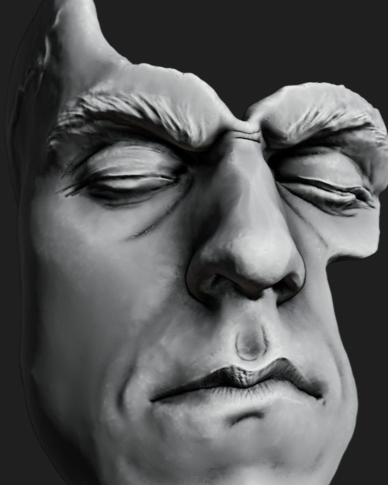 bez tytułu, render na podstawie skanu 3d, 2025